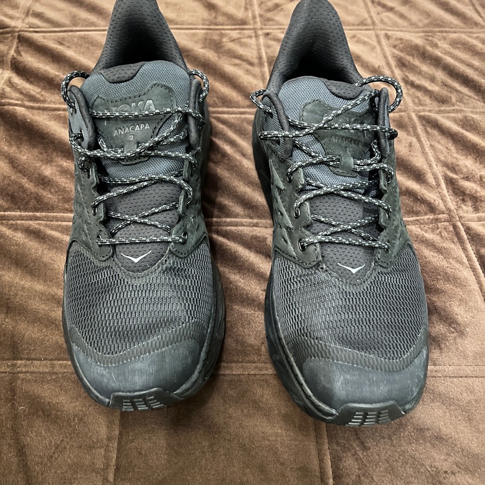 Hoka Men's Anacapa Black Athletic Shoes
